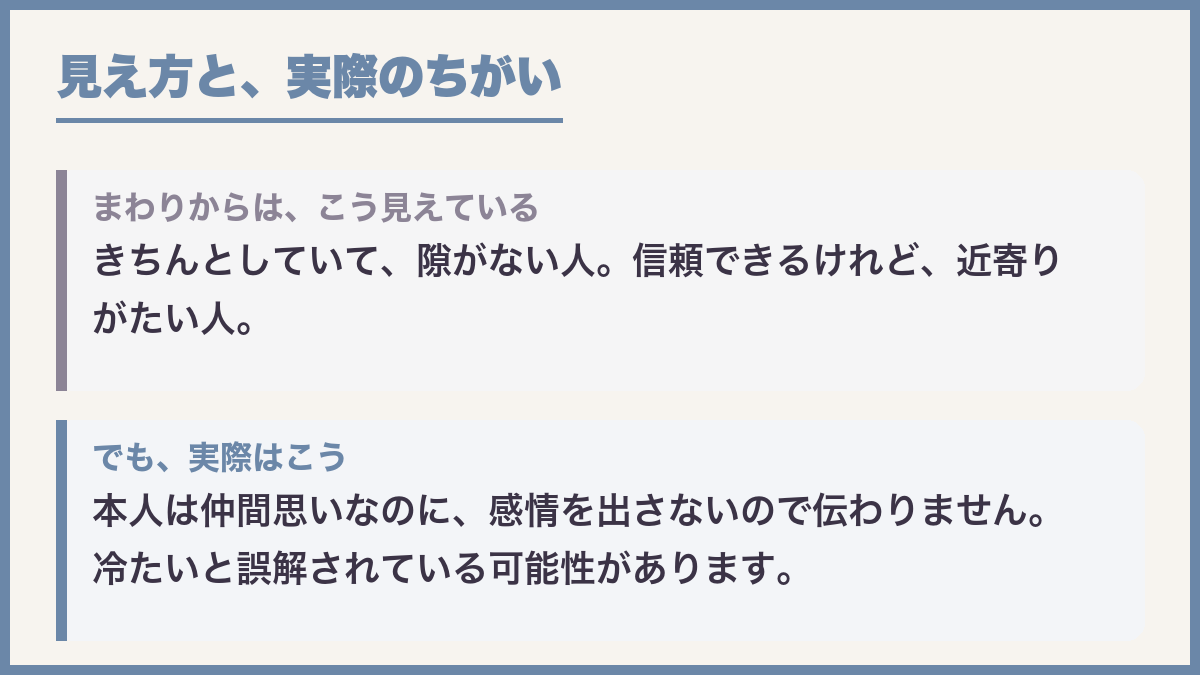 見え方と実際のちがい